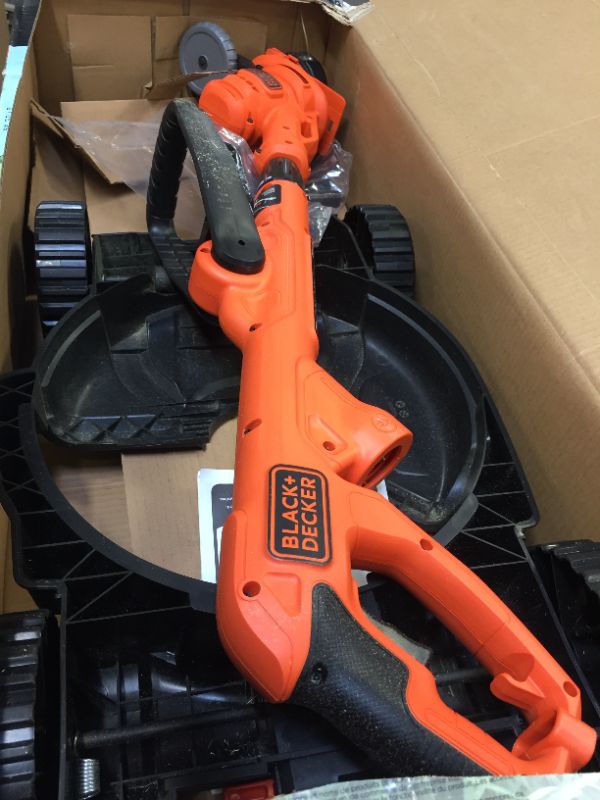 Photo 2 of BLACK+DECKER 120V 6.5 Amp Compact 12 in. Corded 3-in-1 Lawn Mower