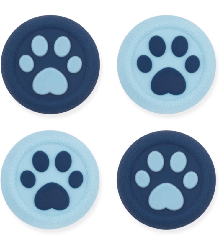 Photo 2 of 
U Core Cat Paw Thumb Grip Caps Silicone Joystick Caps for Switch Pro and PS4 PS5 - 4PCS,Star Mist Blue

Ferkurn Thumb Grip Cap Joystick Cap Compatible with NS Switch Joy-con & Switch Lite, Kawaii Joycon Grip Button Stick Cover Controller 3D Analog Comfor