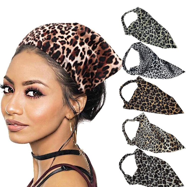 Photo 2 of 5Pcs Elastic Hair Scarf Leopard Print Headband Elasti 5 Pcs Hair Scarf Leopard Print Headband Elastic Bandanas Triangle Headbands with Hair Ties Scarf Chiffon Head Kerchief Floral Elastic Hair Headband Print Floral Hair Scarves for Child Women Girls Hair 