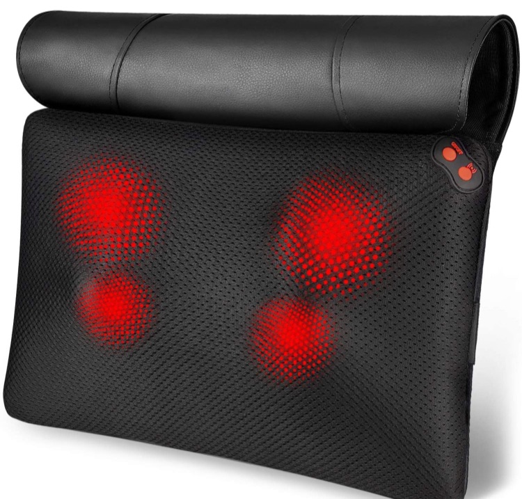 Photo 1 of Back Massager, WOQQW Shiatsu Back and Neck Massager, Deeper Tissue Kneading Massage Pillow with Heat for Shoulders,Waist,Legs,Foot, Body Relieve Muscle Pain - Best Gift for Women/Men/Dad/Mom