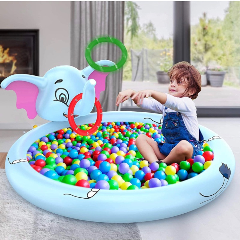 Photo 1 of AOLUXLM Sprinkler Pad - Toddler Inflatable Sprinkler Pool, Water Sprinkler Pad for Kids,Wading Swimming Outdoor Water Toy for Boys & Girls Age 3 4 5 6 Years Old