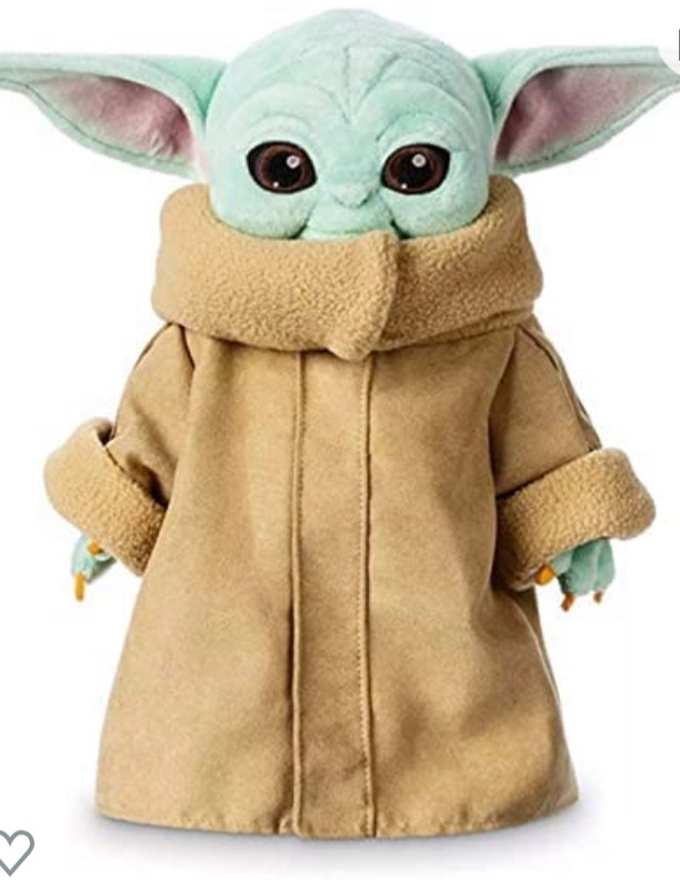 Photo 1 of 12inch Baby Yoda Plush, The Child Stuffed Animal Pillow, Grogu Plushie Baby Doll Toy Birthday for Kids