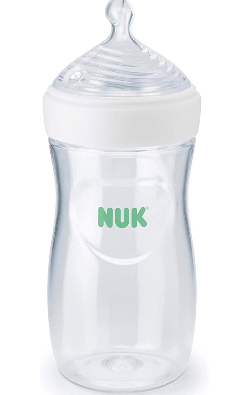 Photo 1 of NUK Simply Natural Bottle with SafeTemp, 9 oz, 1 Pack, 1+ Months

Johnson's Moisturizing Bedtime Baby Body Lotion with Coconut Oil & Relaxing NaturalCalm Aromas to Help Relax Baby, Hypoallergenic, Paraben- & Phthalate-Free Baby Skin Care, 27.1 fl. Oz