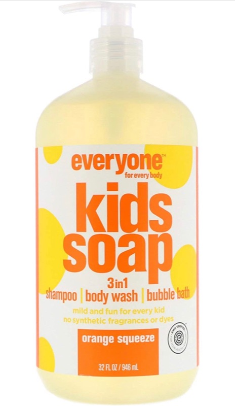 Photo 1 of 2 Pack I EO Essential Oil Products Everyone Soap for Every Kid Orange Squeeze - 32 fl oz