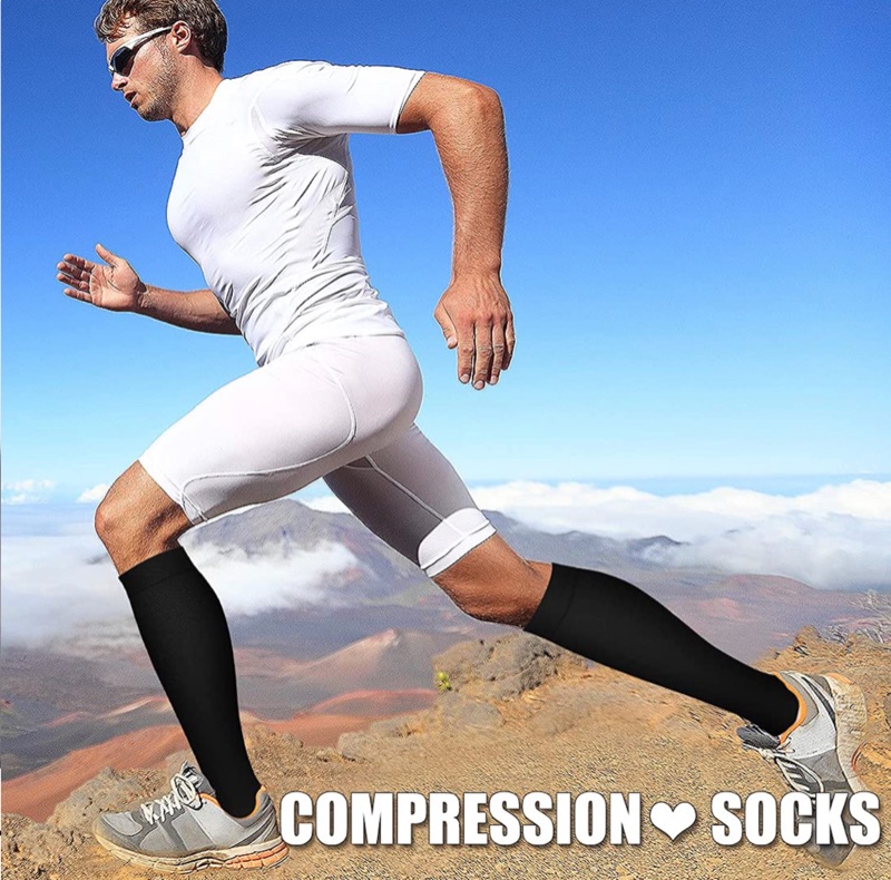 Photo 6 of 3 Pack Medical Compression Sock-Compression Sock For Women and Men Circulation -Best for Running,Nursing,Athletic Sports I Size Small/Medium