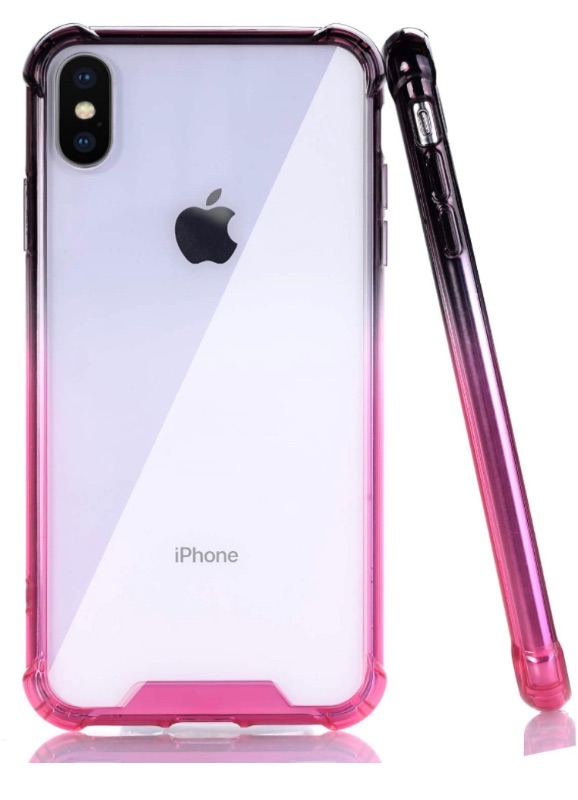 Photo 1 of BAISRKE iPhone Xs Max Case, Shock Absorption Protective Cases Soft TPU Bumper & Hard Plastic Back Cover for iPhone Xs Max 6.5 inch - Black Pink Gradient

iPhone 11 Cases,PUXICU Beautiful Colour TPU Shockproof Protection Scratch-Resisitant Matte Shell Cove