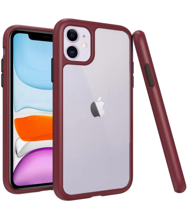 Photo 1 of BAISRKE iPhone Xs Max Case, Shock Absorption Protective Cases Soft TPU Bumper & Hard Plastic Back Cover for iPhone Xs Max 6.5 inch - Black Pink Gradient

iPhone 11 Cases,PUXICU Beautiful Colour TPU Shockproof Protection Scratch-Resisitant Matte Shell Cove