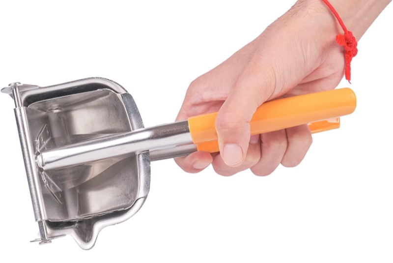 Photo 1 of Extra High Quality Lemon Squeezer Stainless Steel Upgraded New Citrus Juicer Hand Press With Silicone Handles Fruit Juicer Manuel Juice Orange Lime Grapefruit Presser Extractor Bonus 5 PCS Filters