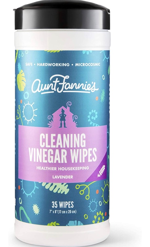 Photo 1 of Aunt Fannie's Vinegar Cleaning Wipes, 35 Count (Lavender, Single Pack) 2 bottles