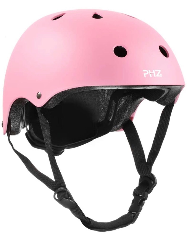 Photo 1 of PHZ. Kids Adults Bike Helmet Adjustable Helmet for Toddler Child Youth for Cycling Riding Biking Skating