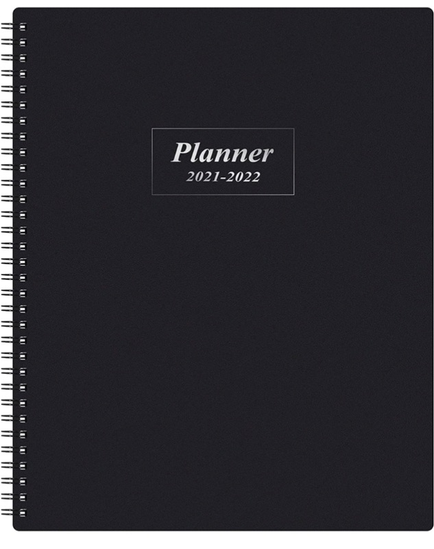 Photo 1 of 2021-2022 Planner - July 2021-June 2022 Weekly & Monthly Planner with Tabs, Elastic Closure and Thick Paper, Back Pocket with 21 Notes Pages, 9" x 11"
