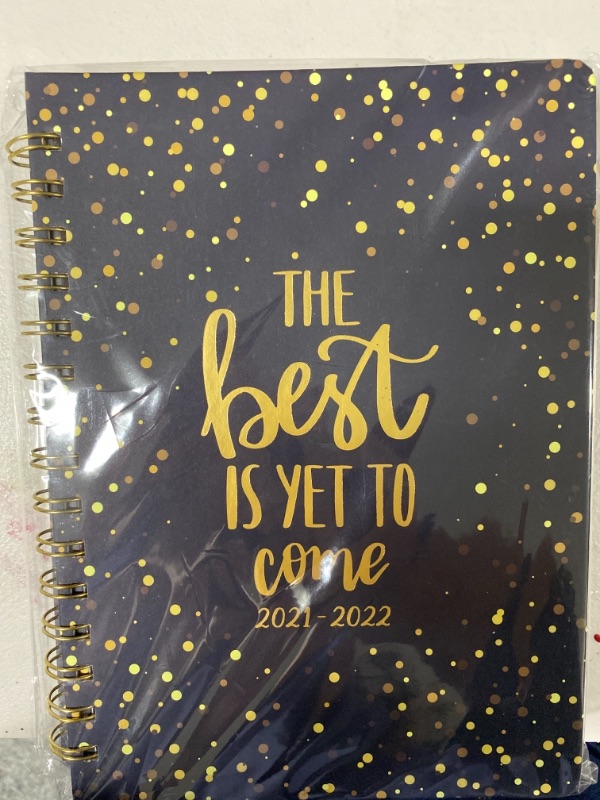 Photo 1 of 2021-2022 Planner - Weekly & Monthly Academic Planner July 2021 - June 2022 with Monthly Tabs, 6.1"x 8.4", Elastic Closure, Perfect for Your Life 3 planners 
