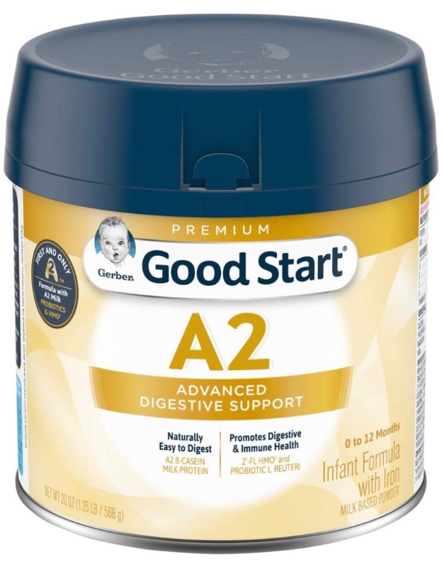 Photo 1 of Gerber Good Start, Infant Formula A2 Milk (HMO), Non-GMO Powder, Stage 1, 20 Ounce. Best by 11/21/2021