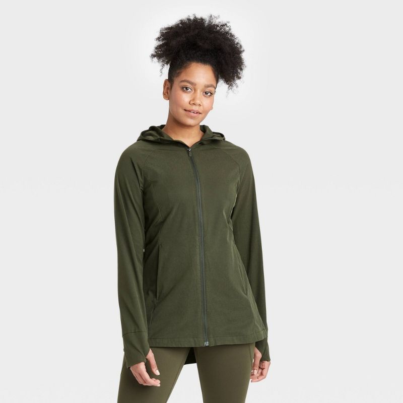 Photo 1 of Women' Anorak Jacket - All in Motion™ Green Olive XS
