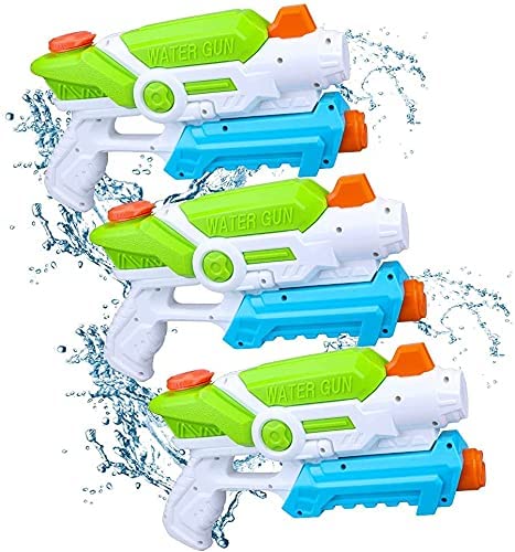 Photo 1 of Aottom Water Guns for Kids - 3 Pack Super Squirt Guns Water Blaster Soaker Gun - 740CC High Capacity Summer Swimming Pool Beach Sand Outdoor Water Fighting Play Toys Gifts for Boys Girls
