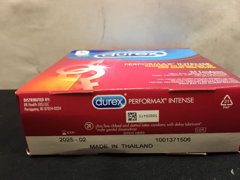 Photo 1 of Performax Intense Condoms 