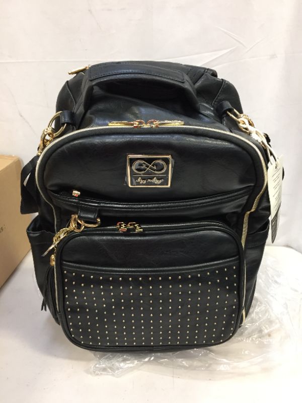 Photo 2 of Chelsea + Cole for Itzy Ritzy Diaper Bag Backpack - Studded Boss Backpack Diaper Bag Includes 19 Pockets