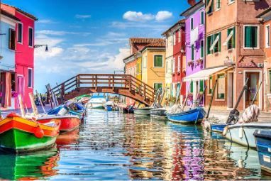 Photo 1 of BURANO ISLAND 1000 PIECE JIGSAW PUZZLE