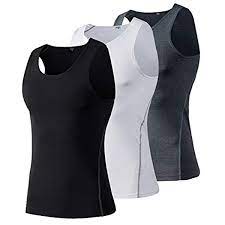 Photo 1 of OUTTO MEN'S SLEEVLESS WORKOUT COMPRESSION SHIRTS GYM TAK TOPS 3 PACK LARGE