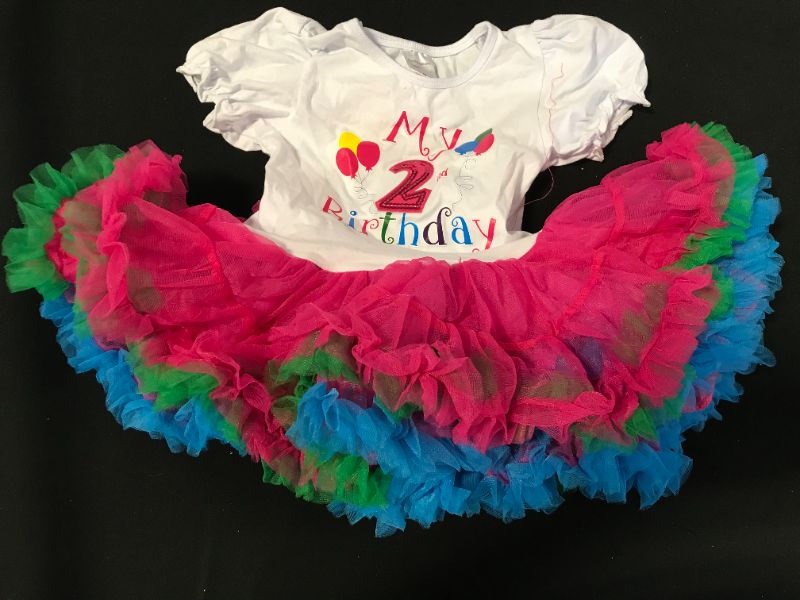 Photo 1 of BABY GIRLS 2ND BIRTHDAY TUTU MEDIUM