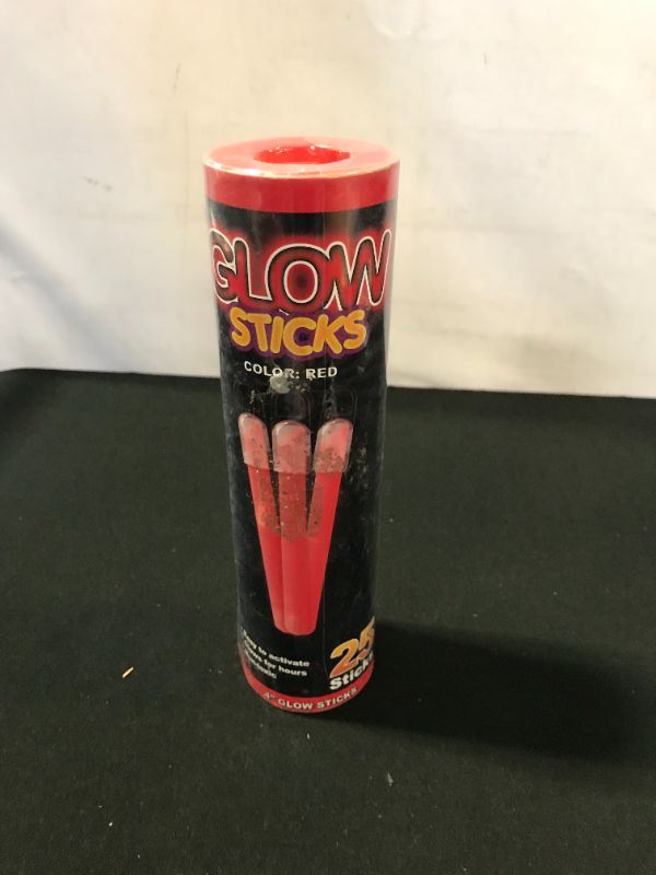 Photo 2 of 4 Inch Standard Glow Sticks - Red