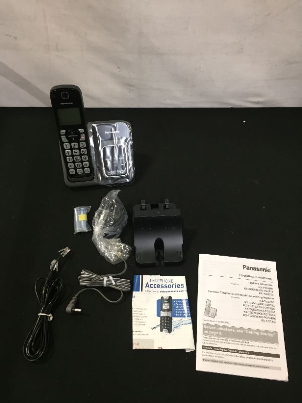 Photo 1 of PANASONIC KX-TGD530 CORDLESS TELEPHONE WITH DIGITAL ANSWERING MACHINE 