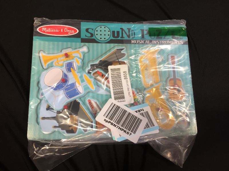 Photo 1 of Melissa & Doug Music Sound 8pc Puzzle Musical Instruments