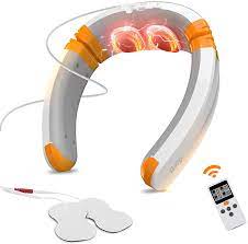 Photo 1 of Neck Massager F.D.A-Cleared Neck Massage for Neck Pain Relief with 9 Modes 50 Intensities EMS &TENS Therapy Electric Cervical Neck Massage with Heat Gifts for Men Women
