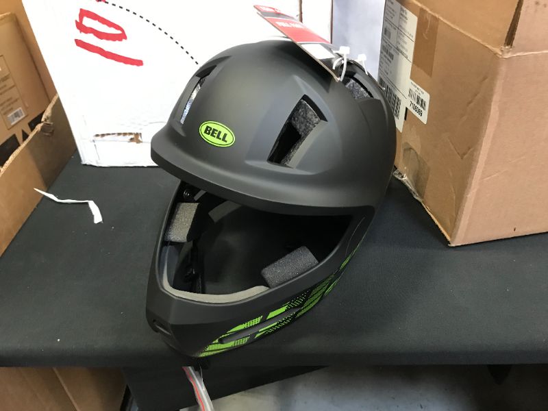 Photo 1 of Bell Drop Youth BMX Bike and Skate Helmet, 7106369, Matte Black
