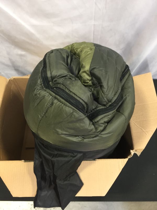 Photo 1 of Coleman North Rim Extreme Weather Adult Mummy Sleeping Bag, Olive
