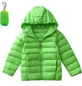 Photo 1 of M2C Boys & Girls Ultralight Windproof Hooded Down Puffer Jacket SIZE 3T 