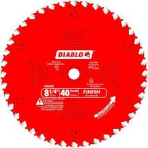 Photo 2 of DIABLO 8-1/4 in. x 40-Tooth Finish Circular Saw Blade