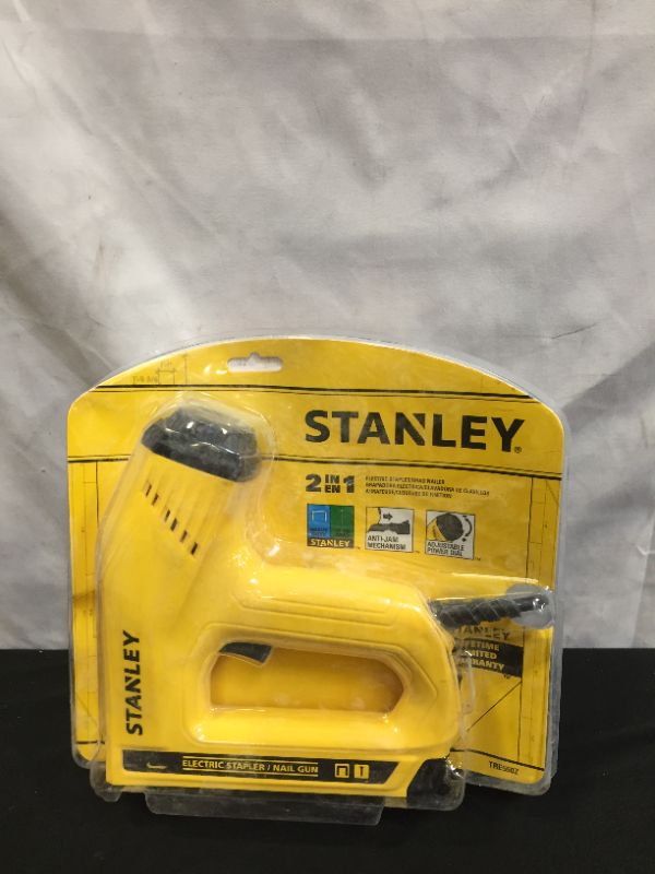 Photo 2 of STANLEY Nail Gun, Electric Staple, 1/2-Inch, 9/16-Inch and 5/8-Inch Brads (TRE550Z)
