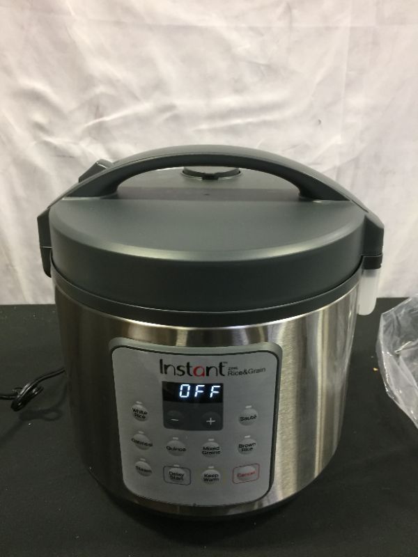 Photo 1 of Instant Pot Zest Plus 20 Cup, 5Litre Rice Cooker,Steamer, Slow Cooker,13 One Touch Programs, No Pressure Cooking Functionality
