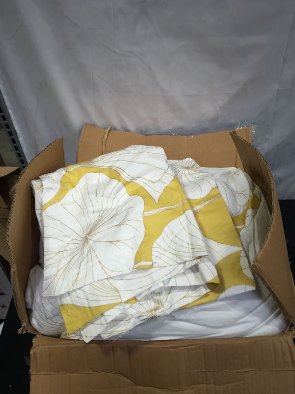 Photo 1 of Nikki Chu Contemporary Gingko Floral 3 Piece Comforter Set, Full/Queen With Comforter

