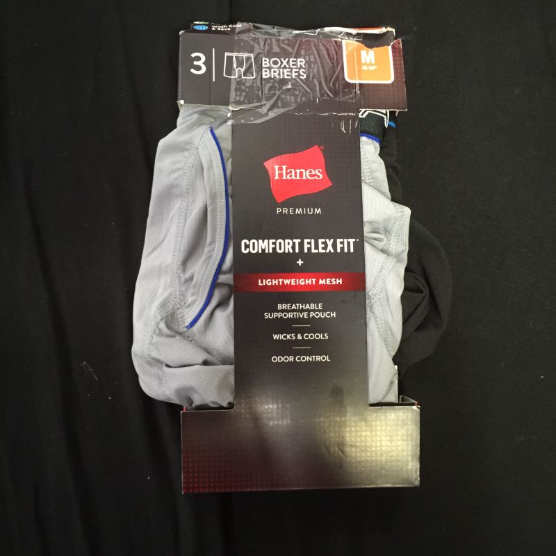 Photo 2 of Hanes Men's Comfort Flex Fit Boxer Briefs 3pk size m 