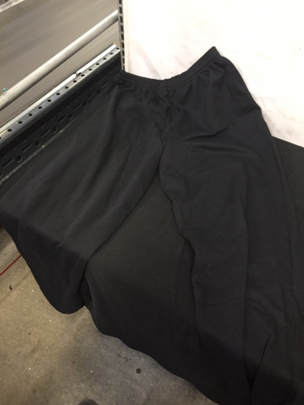 Photo 1 of HANES SIZE LARGE SWEAT PANTS BLACK