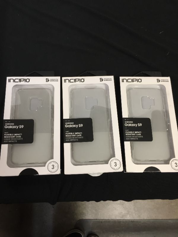 Photo 1 of INCIPIO CLEAR CASE SAMSUNG GALAXY S9 -- 3PCK