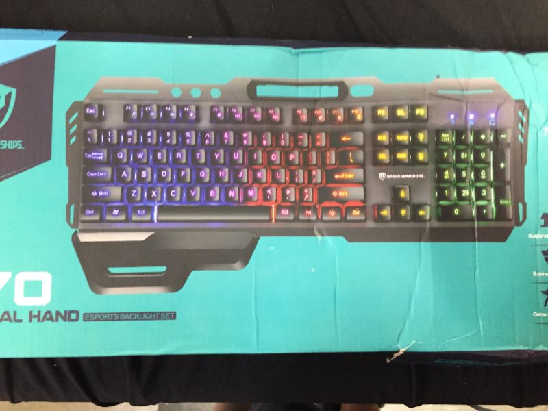 Photo 1 of mechanical keyboard and gaming mouse 