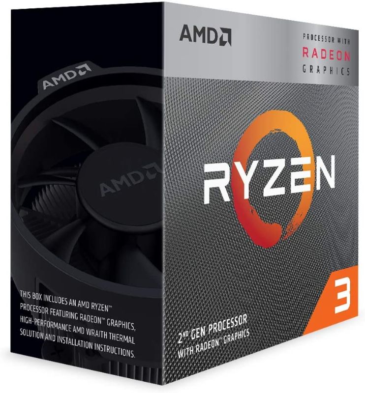 Photo 1 of AMD Ryzen 3 3200G 4-Core Unlocked Desktop Processor with Radeon Graphics