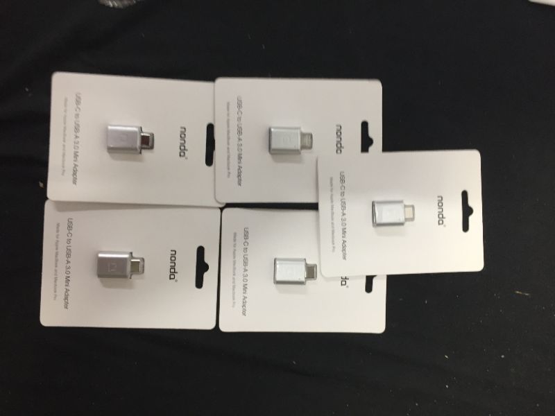 Photo 1 of Nonda USB-C to USB 3.0 Mini Adapter - Silver
5 pack 