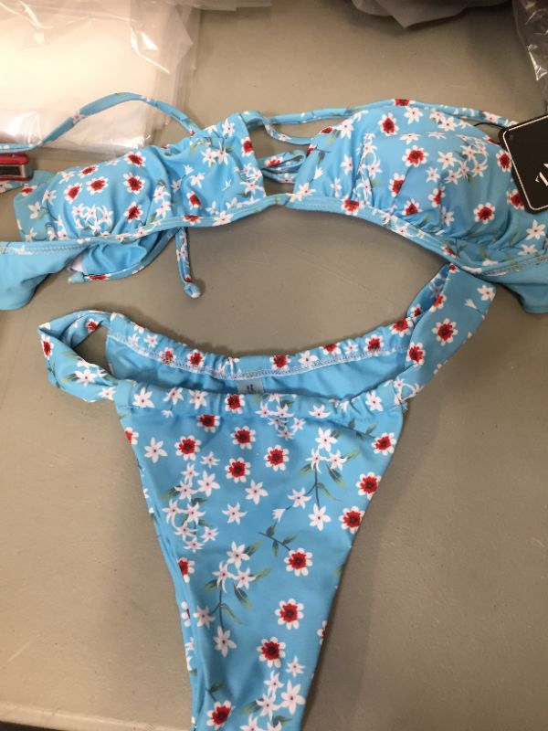 Photo 1 of 2 PIECE WOMENS SWIM SUIT SMALL