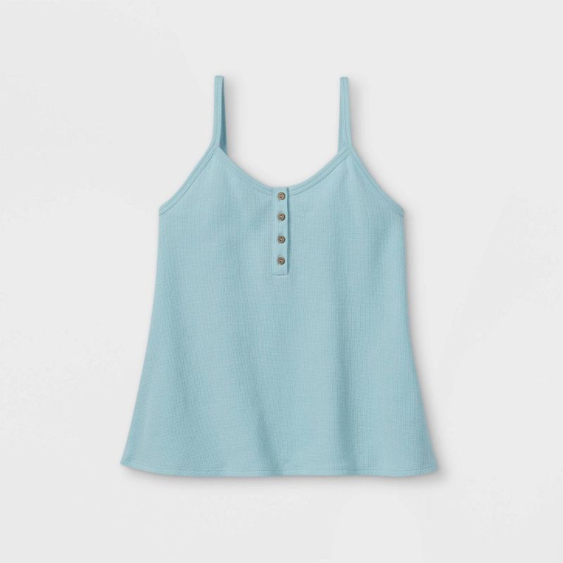 Photo 1 of Girls' Waffle Swing Tank Top - art class Blue M