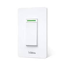 Photo 2 of Milfra Smart Switch-Smart WiFi Light Switch-MFA03, 2021 New, Single Pole Needs Neutral Wire, 2.4Ghz WiFi Light Switch Compatible with Alexa and Google Assistant, V0 Level Flame Retardant PC Material 