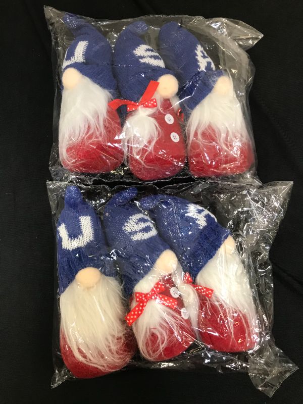 Photo 1 of 2 pack " USA" gnomes 