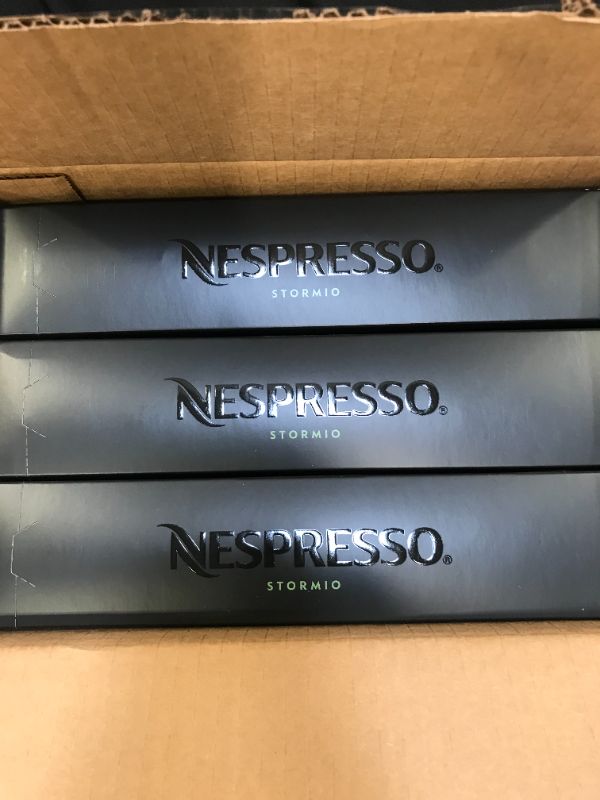 Photo 2 of Nespresso stormio coffee cups  ( 10 pods in each box ) ( exp date unknown ) 