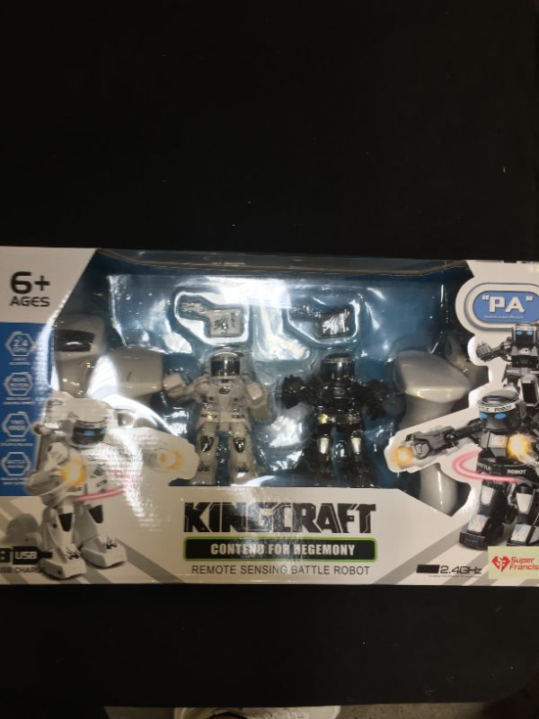 Photo 1 of kingcraft remote sensing battle robot - factory boxed and sealed 