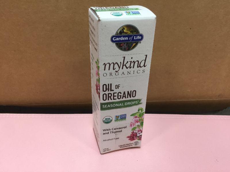 Photo 1 of Garden of Life mykind Organics Oil of Oregano Drops 1 fl oz Liquid exp 10-2021
