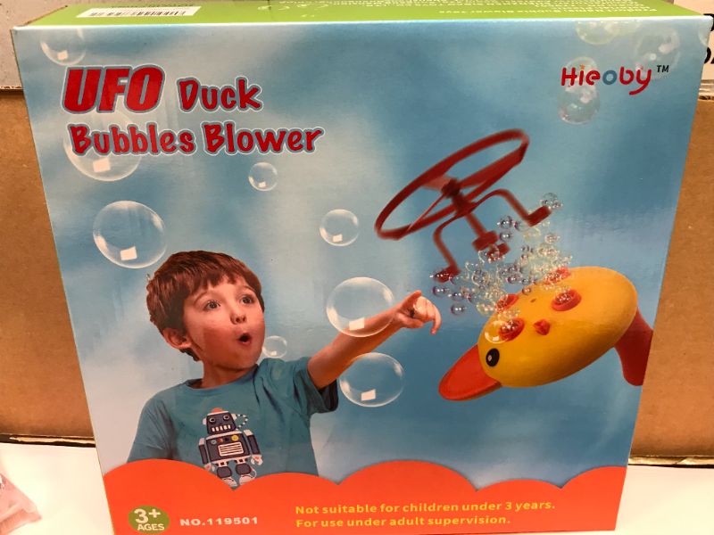 Photo 2 of Duck Bubble Gun Blower Shooter | UFO Bubble Toy
