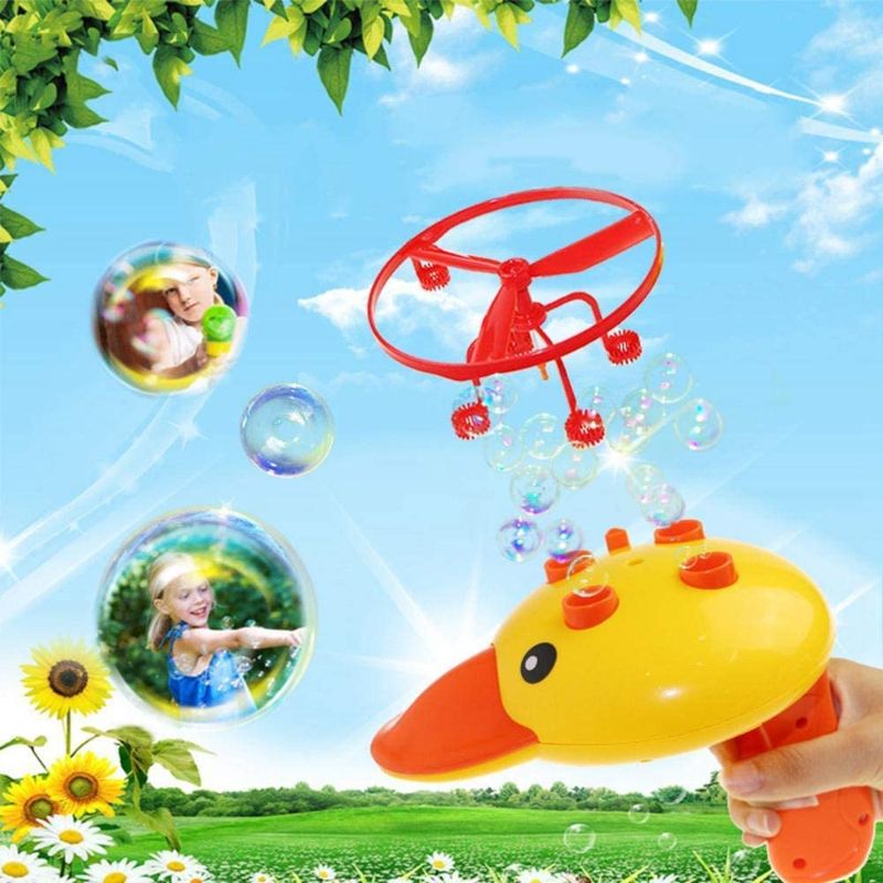 Photo 1 of Duck Bubble Gun Blower Shooter | UFO Bubble Toy
